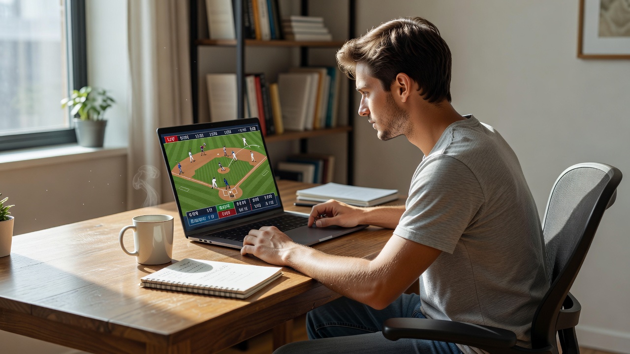 MLB 오늘 경기 스코어 확인 경로를 안내하는 목차 이미지