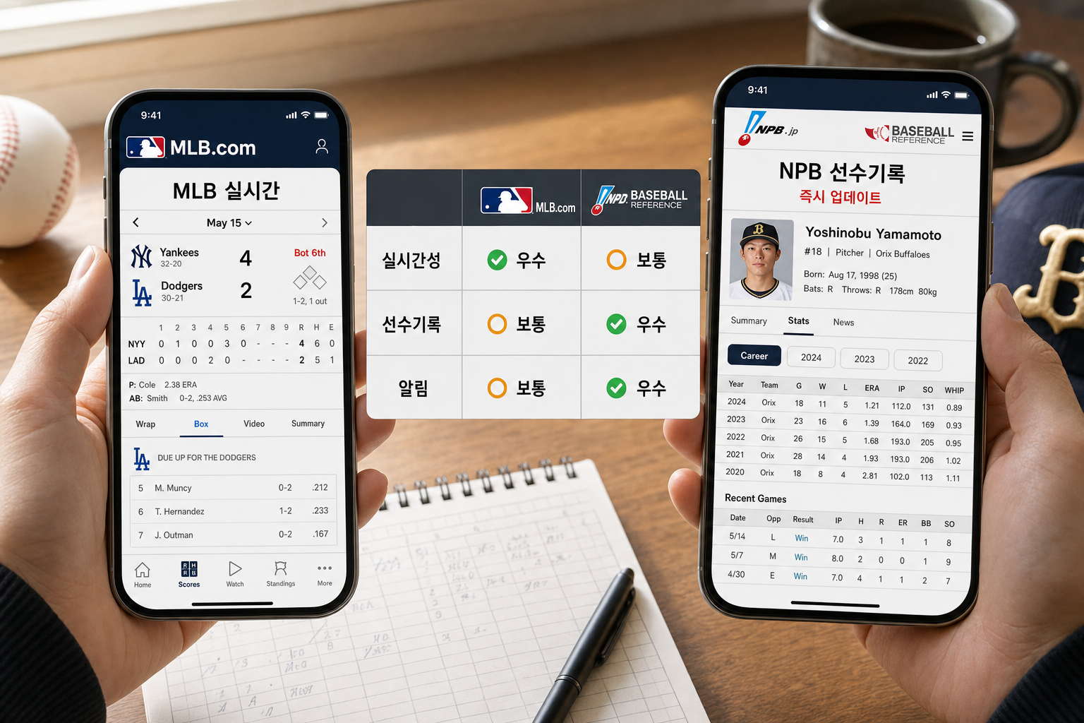 해외야구 소식 실시간 확인을 위한 종합 가이드